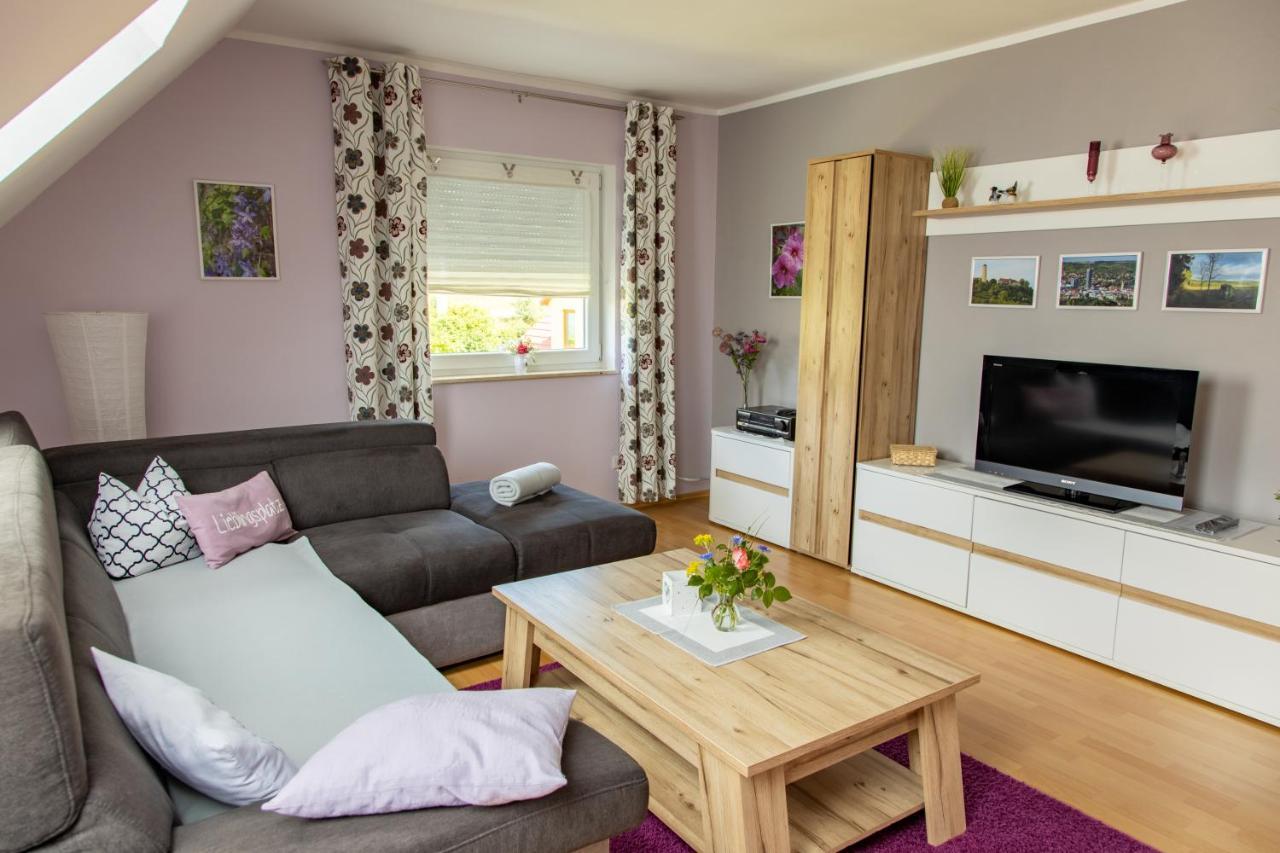 Ferienwohnung an den Grundwiesen Jena Exterior foto