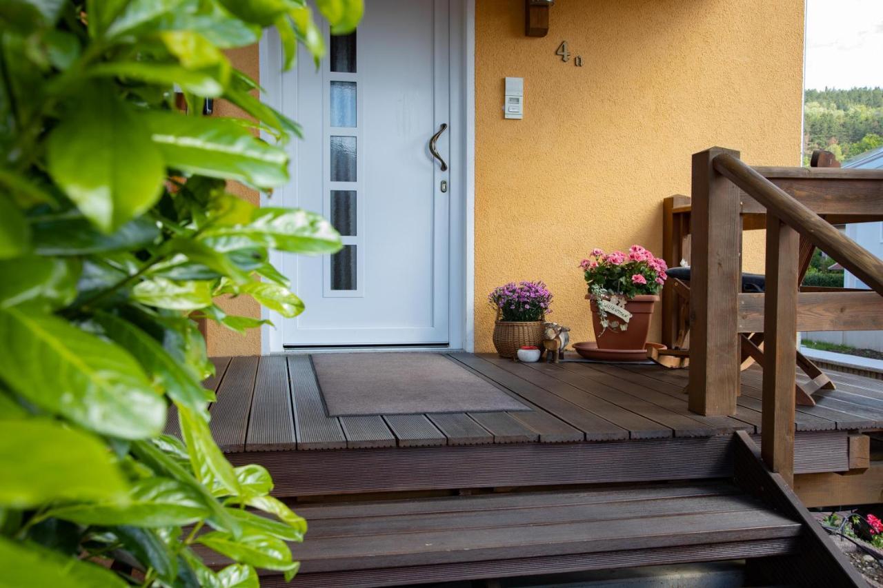 Ferienwohnung an den Grundwiesen Jena Exterior foto