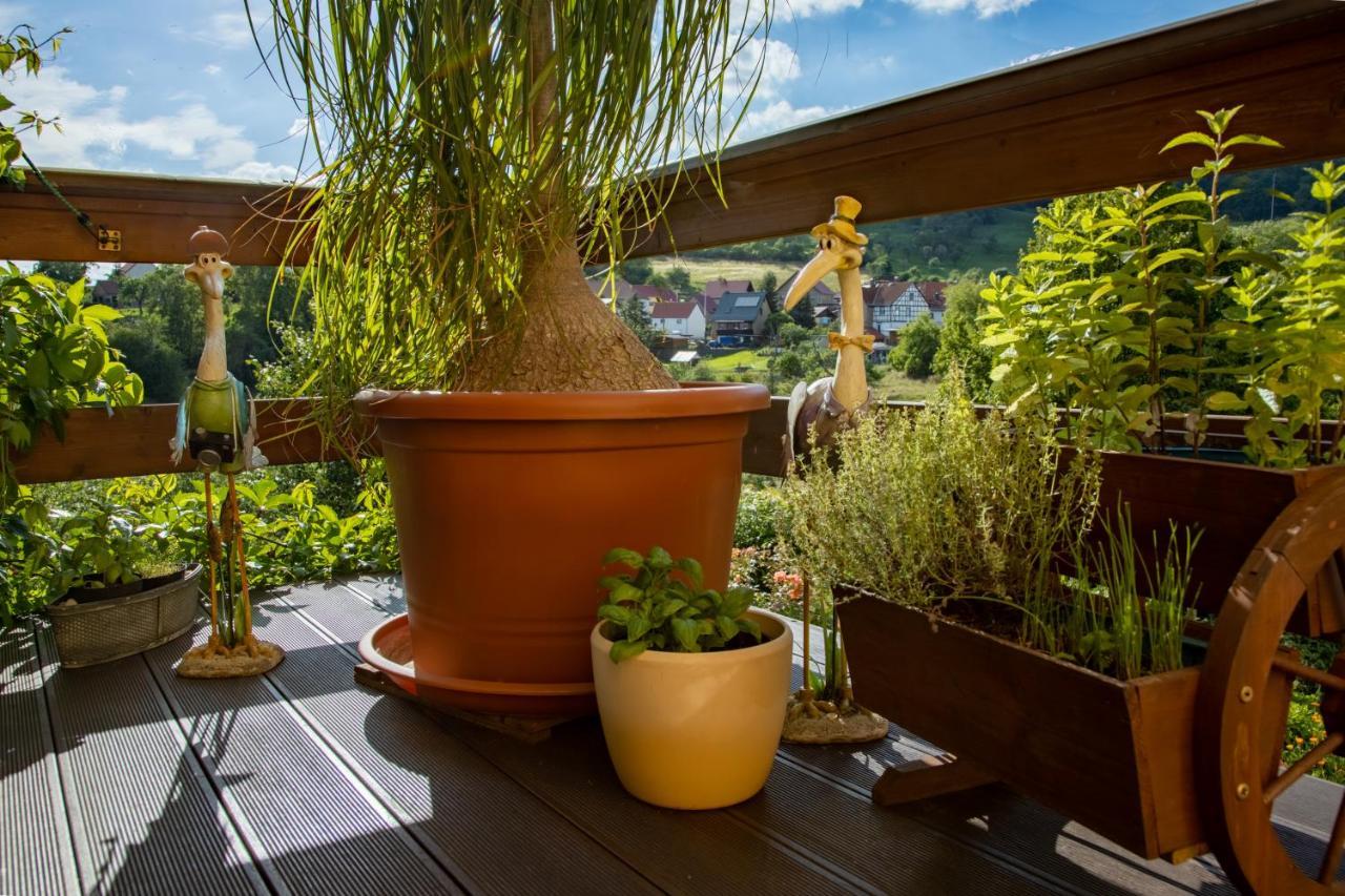 Ferienwohnung an den Grundwiesen Jena Exterior foto