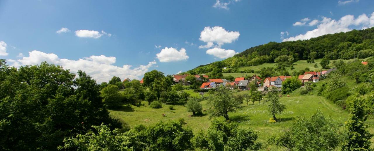 Ferienwohnung an den Grundwiesen Jena Exterior foto
