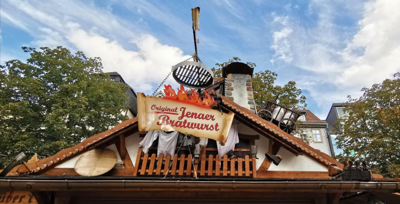 Ferienwohnung an den Grundwiesen Jena Exterior foto