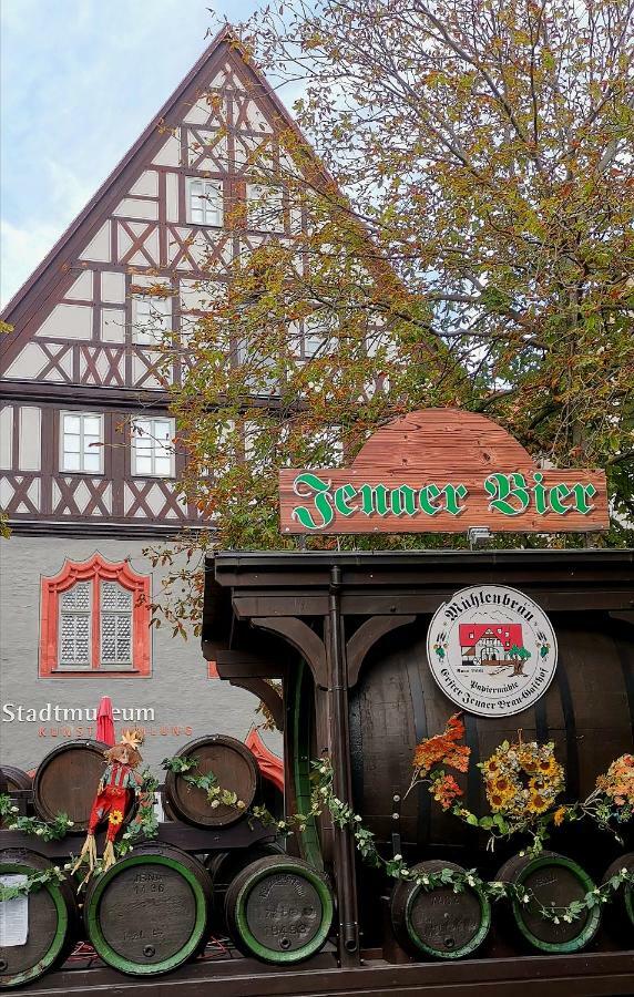 Ferienwohnung an den Grundwiesen Jena Exterior foto